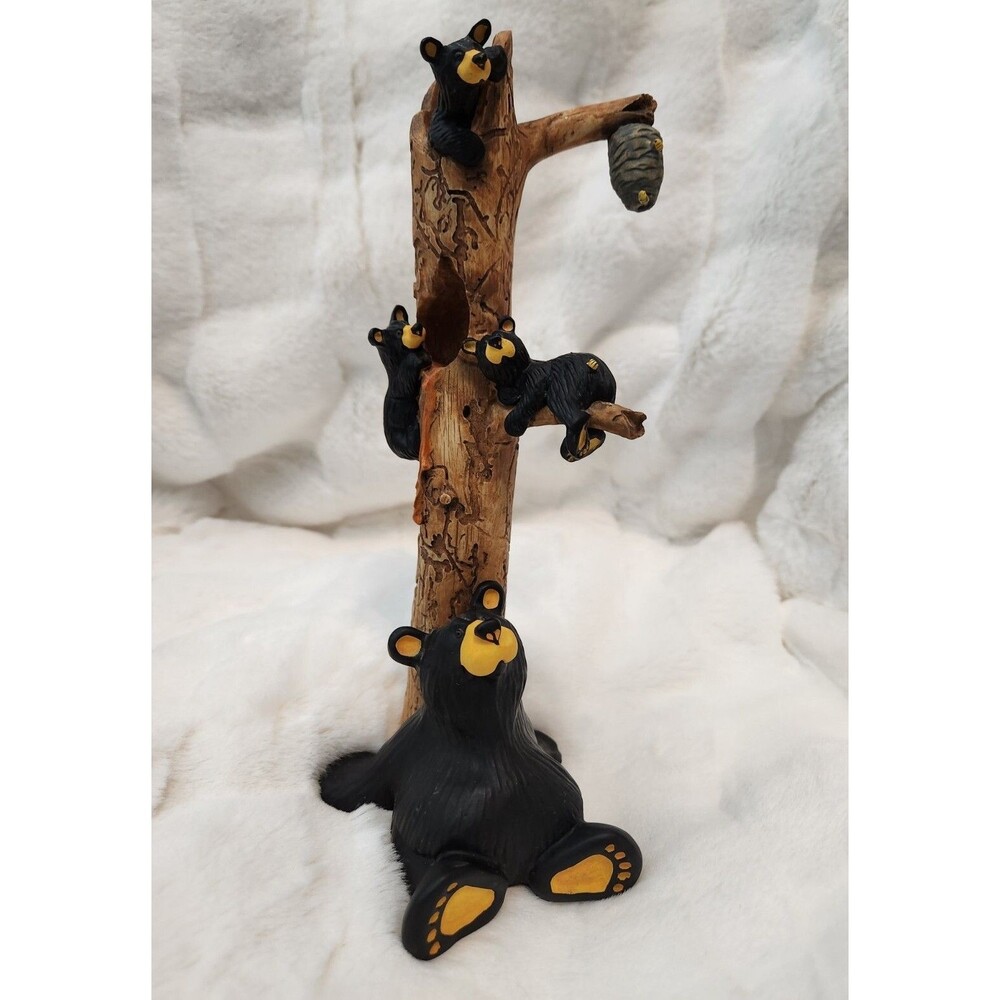 Big Sky Carvers BearFoots Bears "The Honey Tree" Figurine - By Jeff Fleming